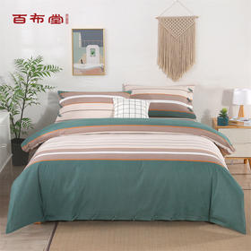 （乡村振兴商品）百布堂一帘幽梦臻品四件套-啡绿