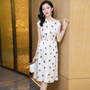 ASE-2386印花气质时尚百搭女士连衣裙 商品缩略图0