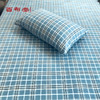 （乡村振兴商品）百布堂韶华水洗棉四件套-蓝格 商品缩略图3