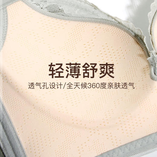 【满3件/59元】【75B】【B杯单件】【秀黛】花语菲菲薄定型杯文胸E5110004B【专柜同款】 商品图1