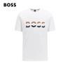 百货世界-HUGOBOSS雨果博斯男士2022春夏新款徽标图案印花棉质混纺T恤 商品缩略图0