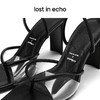 lost in echo x ZHANGJIAYI 尖头交叉夹趾细绑带凉鞋 商品缩略图3