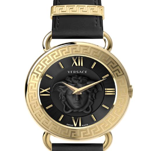 7630030567308 范思哲VERSACE Versace 复古立体感浮雕气质皮带女表VEPU00420 表盘直径约36mm 商品图0