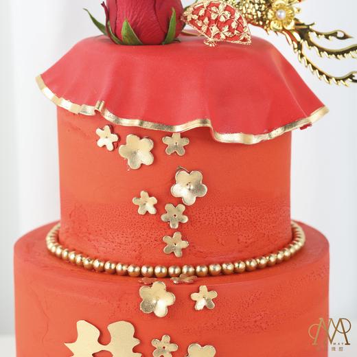 【3990】中式红色主题·婚礼蛋糕 商品图4