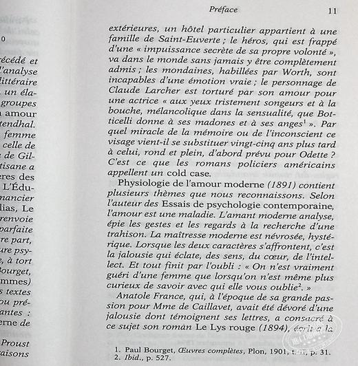 普鲁斯特 斯万的爱情 Un amour de Swann 法文原版 马塞尔普鲁斯特 MarcelProust FOLIO 商品图5