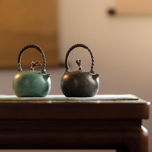 百年非遗技艺传承的小苹果壶 95*80*120mm 商品图1