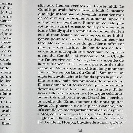预售 【中商原版】【法国法文版】莫迪亚诺：青春咖啡馆 法文原版 Dans Le Cafe De La Jeunesse Perdue 商品图7