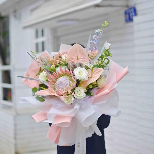 《女王的权杖》粉色帝王花束 商品图3