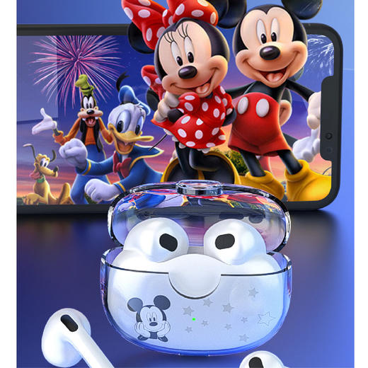 【限时折扣】迪士尼TWS无线蓝牙耳机FX-985（白色） 商品图3