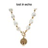lost in echo 原创设计师品牌 Mazzy巴洛克不规则珍珠硬币项链 商品缩略图0