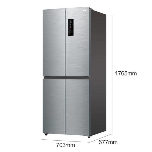 TCL406升十字对开门智能语音 360°生态养鲜冰箱R406P12-UI 商品图7