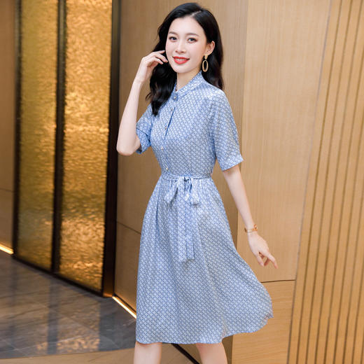 ASE-9332   浪漫优雅系带女式连衣裙 商品图2