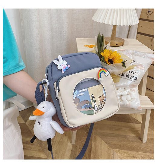 皮卡诺小挎包712送徽章不含挂饰少女校园包可爱迷你小包挎包 商品图2