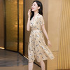 ASE-2381   印花V领时尚女式连衣裙 商品缩略图2
