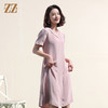 佐尔美2022夏季新款 重磅桑蚕丝真丝连衣裙女E12LS69 商品缩略图3