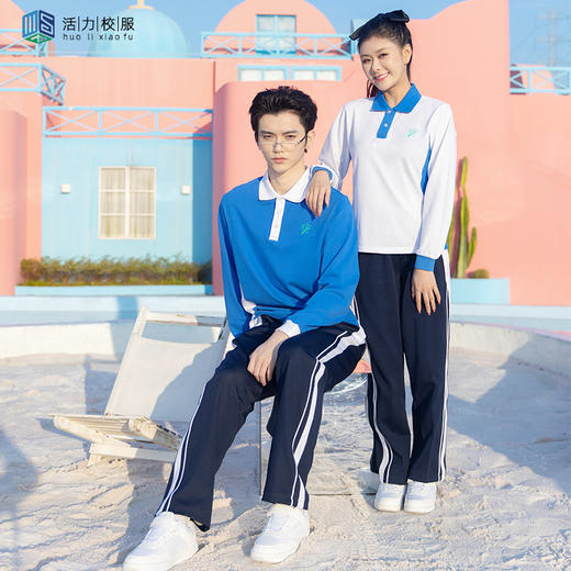 深圳校服中学生生夏季秋季运动服套装 商品图0