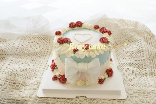 粉蓝渐变蝴蝶结款 商品图0