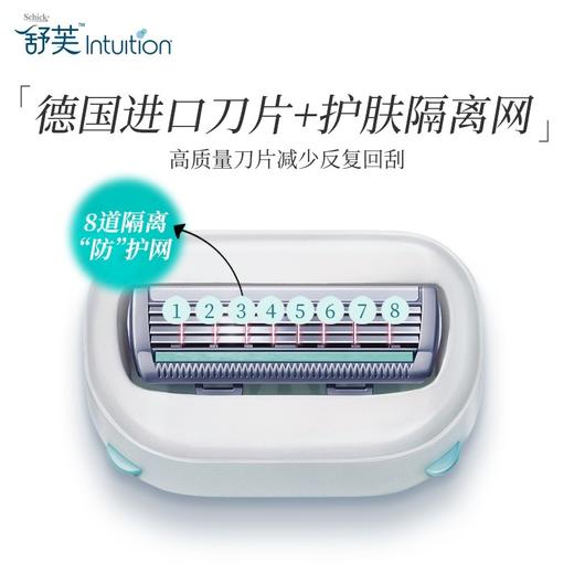 【全身可用】Schick舒适舒芙 大皂头全身手动脱毛剃毛刀 (自带肥皂头) w 商品图9