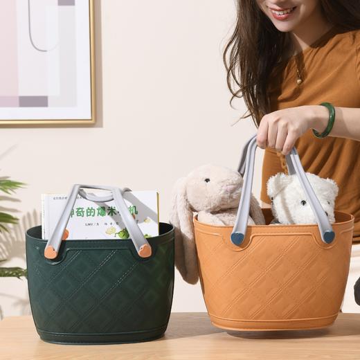 润跃-编织纹手提篮 大小2个组合套装 商品图5