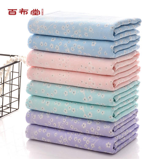 （乡村振兴商品）梅花点点双层印花毛巾（随机发货）34*74*3 商品图4