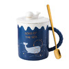 恒度马克杯鲸鱼HD-3109创意可爱小鲸鱼马克杯卡通陶瓷杯带盖勺杯子水杯牛奶杯学生情侣杯 商品缩略图7
