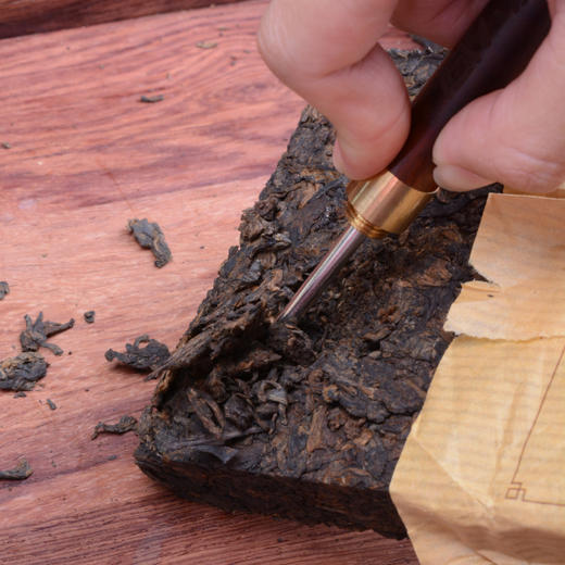 八方茶园 2021年陈茶头熟茶砖300克云南勐海老茶头滋味醇滑普洱 商品图3