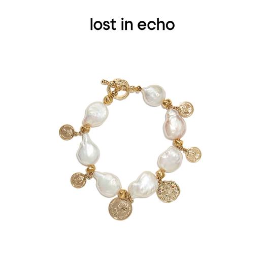 lost in echo 原创设计师品牌 Mazzy巴洛克不规则珍珠硬币项链 商品图3