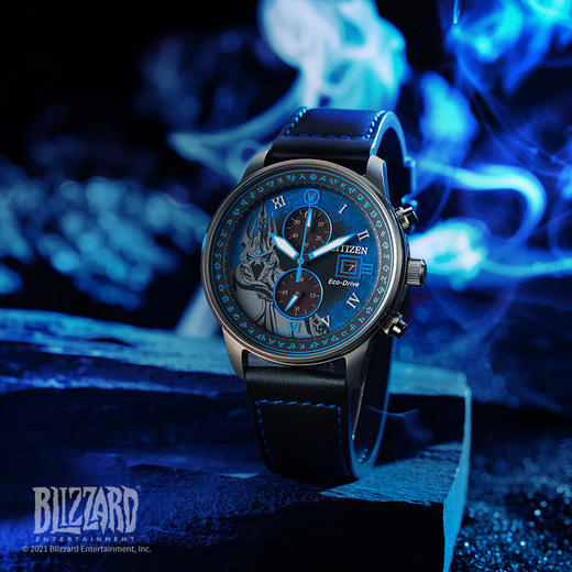 西铁城魔兽世界联名限量款光动能手表男女 CA7077-00L 商品图4