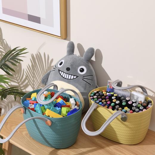 润跃-编织纹手提篮 大小2个组合套装 商品图4