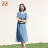 佐尔美2022夏季新款 重磅桑蚕丝真丝连衣裙女E12LS68 商品缩略图2