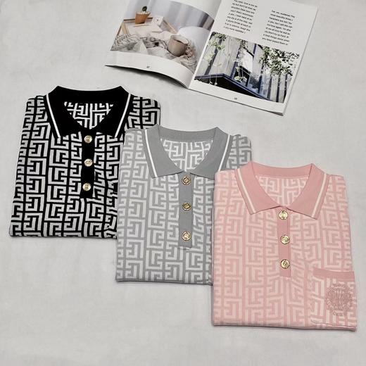 女反领电绣上衣217 商品图0