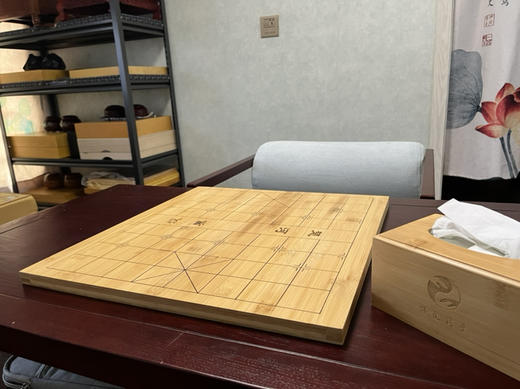 2厘米厚竹夹木双面棋盘（一面19路一面13路）或者（一面19路一面中国象棋。 商品图8