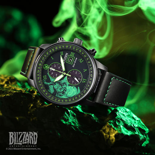 西铁城魔兽世界联名限量款光动能手表男女CA7075-05E 商品图4