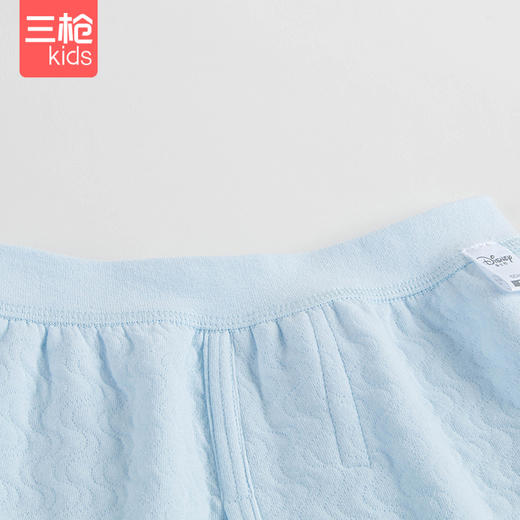 Threegun三枪 【暖棉】男童半高领儿童保暖内衣套装-28795D111 商品图4
