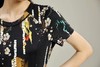 皮皮狗桑蚕丝圆领印花短袖连衣裙2115220530 商品缩略图3