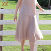 佐尔美夏季新款 桑蚕丝真丝鬼绉短裙半身裙女 E12QS116 商品缩略图1