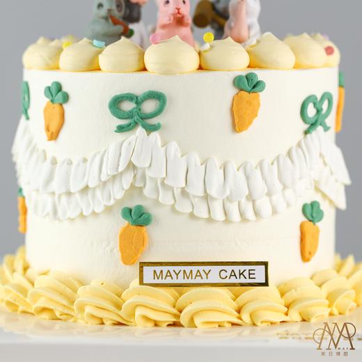 B3973“奶系复古·小兔派对蛋糕” 商品图3
