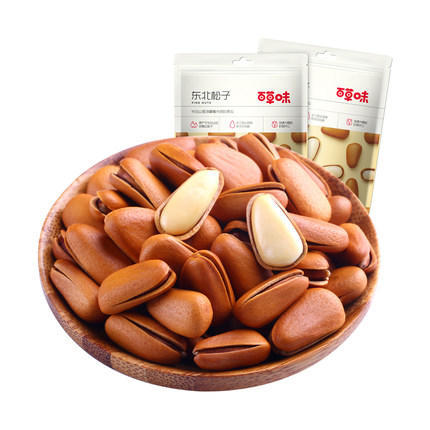 100g百草味东北松子 商品图0