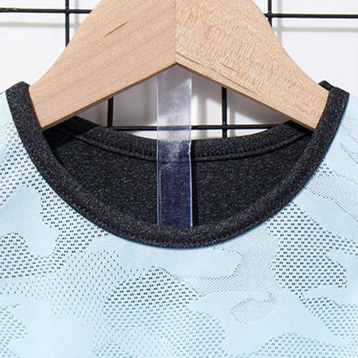 儿童冰丝背心外穿夏装超薄款男童宝宝无袖网眼小童夏季潮短裤套装 商品图1