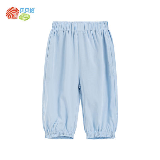 贝贝怡夏季儿童薄款休闲裤新款女童七分防蚊裤清凉时尚裤子222K2378
 商品图7