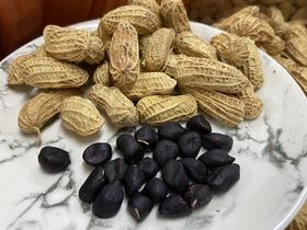 云南干黑花生、七彩花生、 颗粒饱满 香甜， 满88包邮