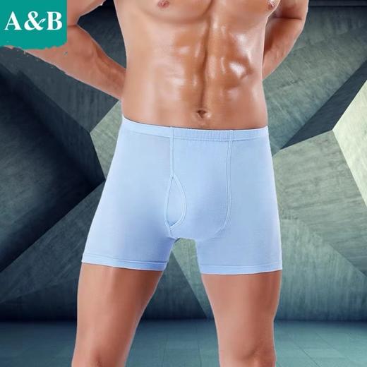 AB内裤男纯棉高腰抗菌平角裤0982 商品图0