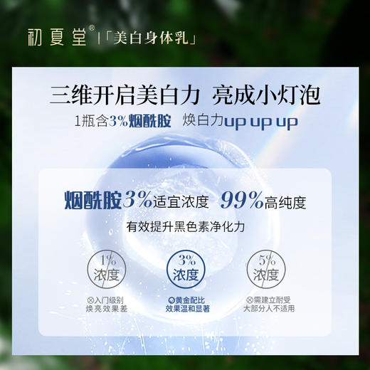 烟酰胺身体素颜霜美白身体乳女夏季保湿滋润秋冬补水全身持久留香 商品图4