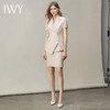 IWY/米白色夏季都市时尚设计感职业女士西装套装工作服上班职业装c10409+S10409 商品缩略图0