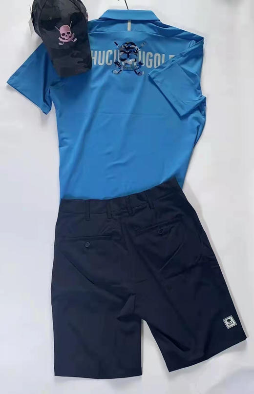 Chucuch韩国正品男士夏季款短裤，黑色和藏蓝色。修身款 商品图3