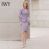 IWY/名媛气质紫色西装半裙*雅显瘦职业装正装主持人上镜装工作服OL C12105+S12105 商品缩略图1