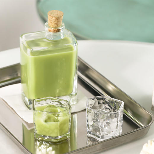 ins新款网红香水饮料瓶 木塞奶茶瓶子牛奶咖啡果汁杯创意透明套装 商品图1