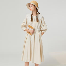 Famecoco范可儿别致惊艳连衣裙夏季高级感女装冷淡风气质修身裙子F223FA016