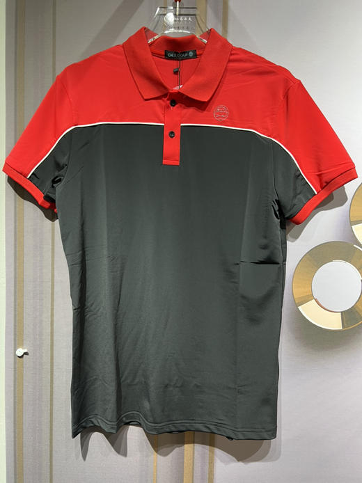 韩国正品，男士夏季款短袖，黑白拼接，冰丝面料 商品图3