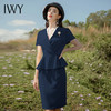 IWY/藏青色都市时尚设计感职业女士西装连衣裙白领工作服上班职业装Q718-L 商品缩略图1